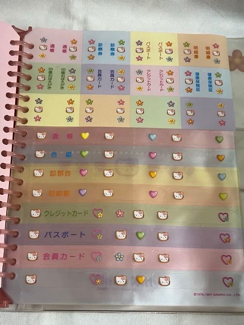 キティ　バインダー・ノート・ケースセット　サンリオ　ハローキティ　文具