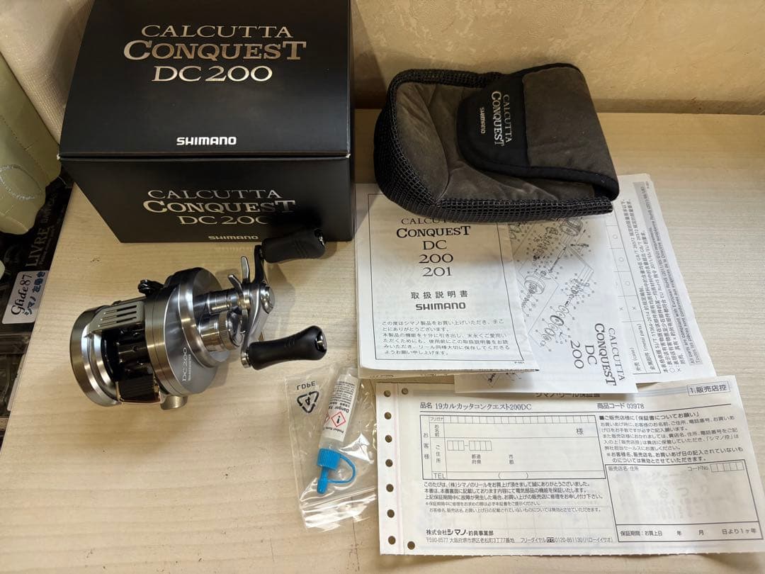 ★☆シマノ 19カルカッタコンクエスト 200DC 未記入保証書　超美品