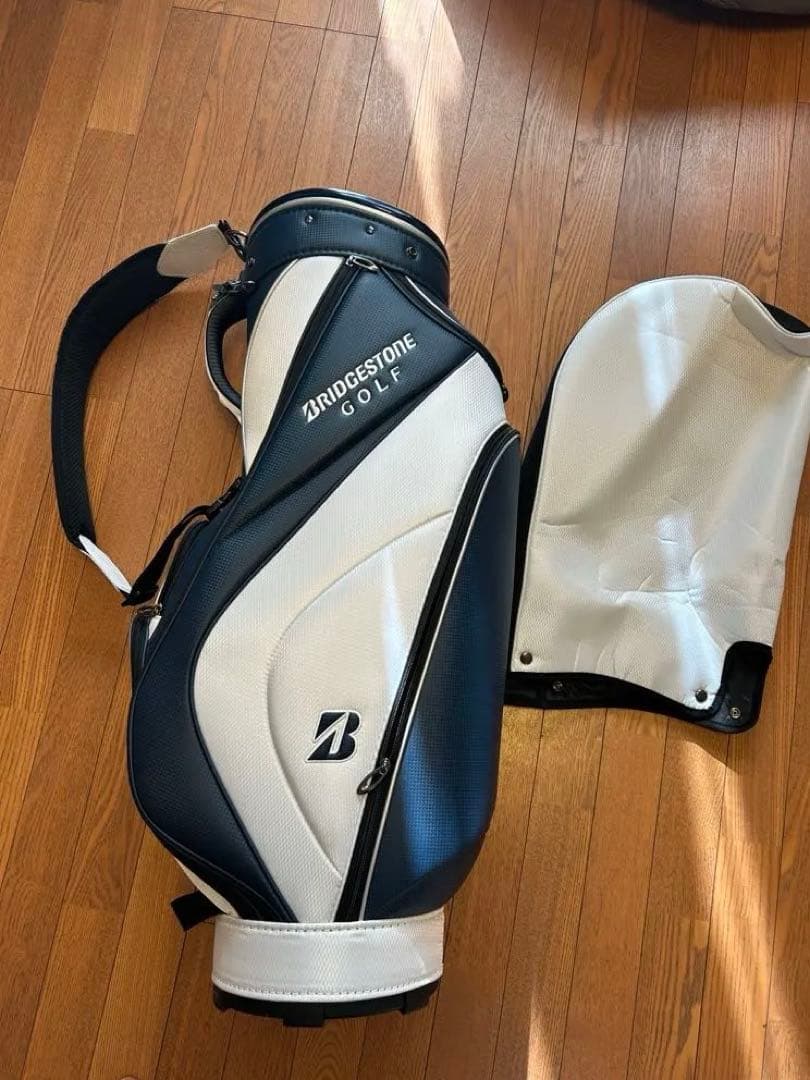 BRIDGESTONE GOLF キャディバッグ ブラック/ホワイト