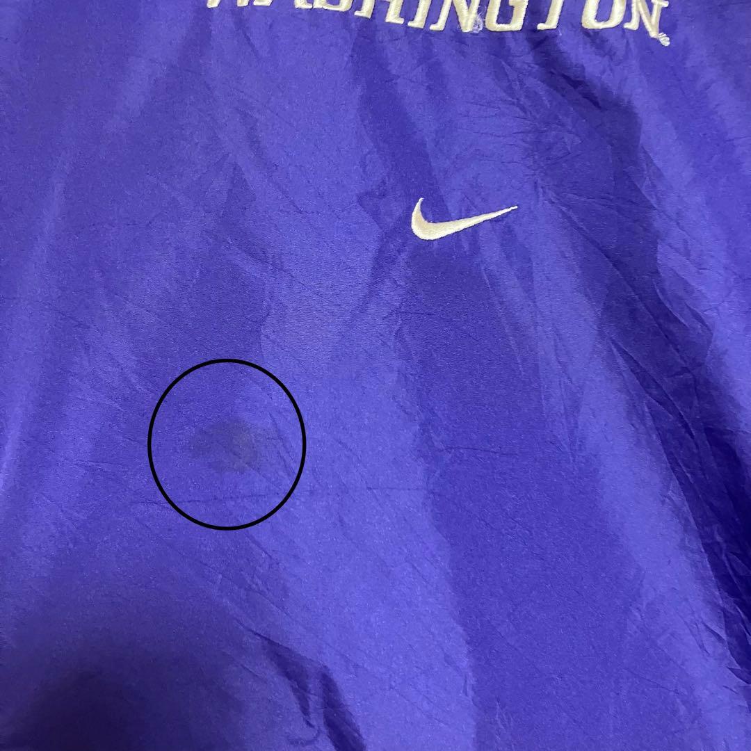 NIKE ナイキ　00s ナイロンプルオーバー　カレッジロゴ　刺繍　3XL