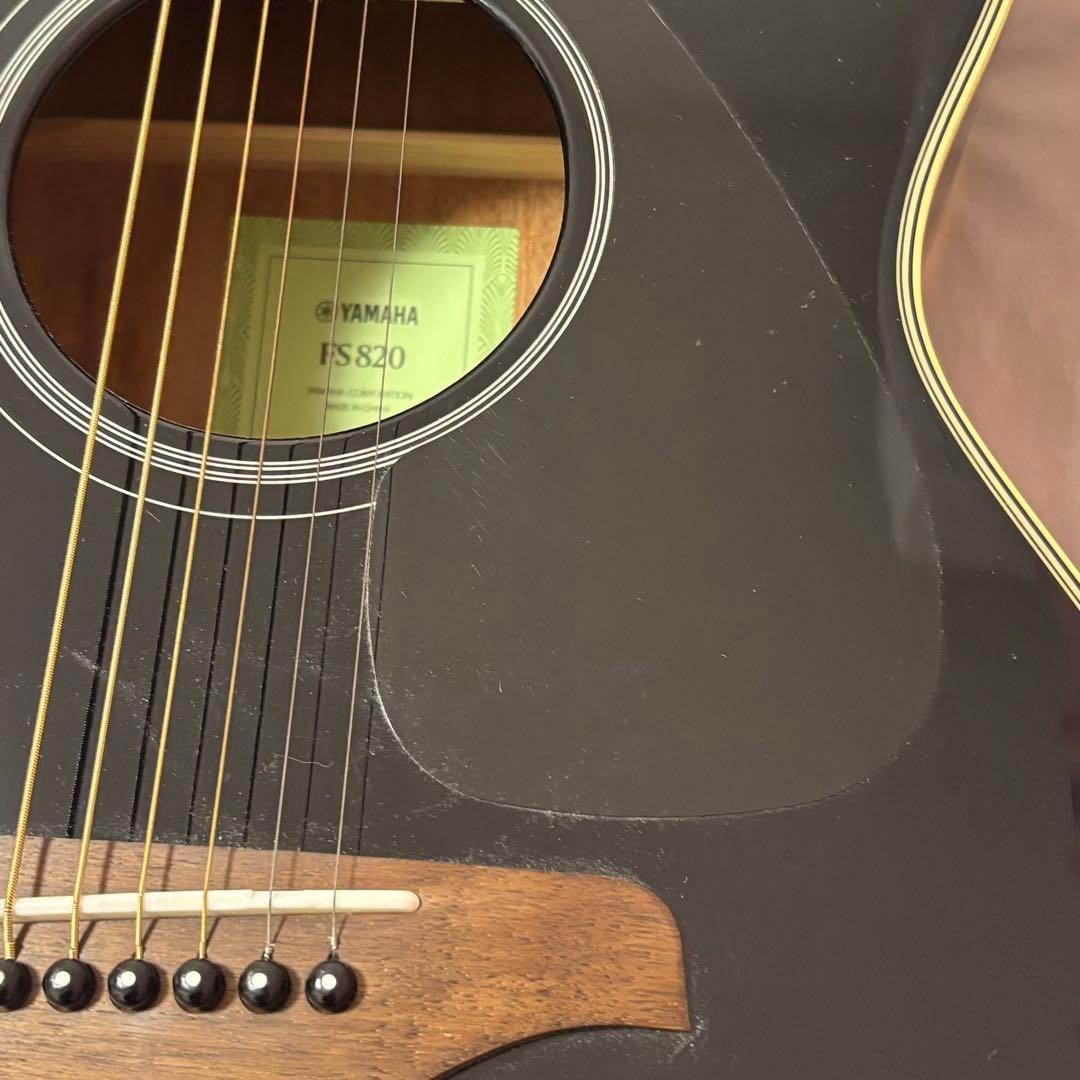 ヤマハ YAMAHA アコースティックギターFSブラック FS820BL