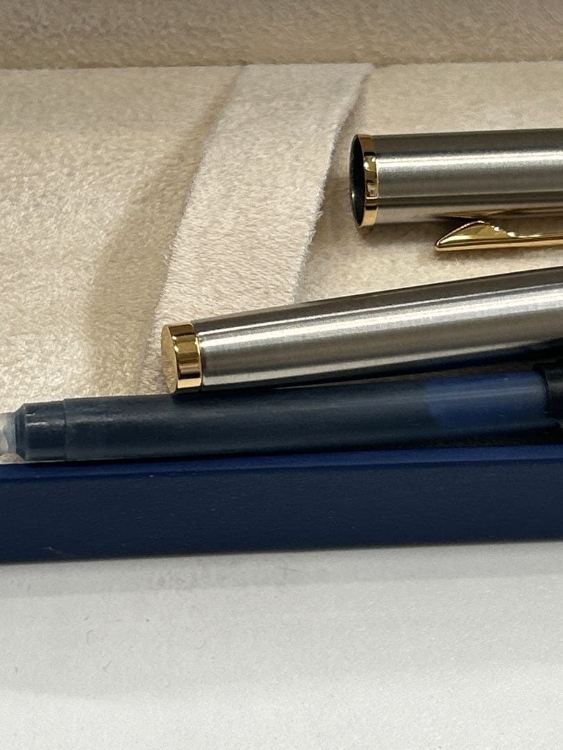 ウォーターマン 万年筆 シルバー・ゴールド
