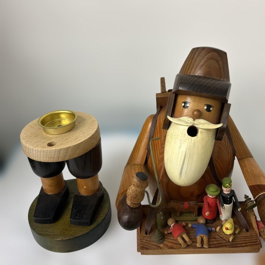 高さ　約３7cm ドイツ　パイプ人形