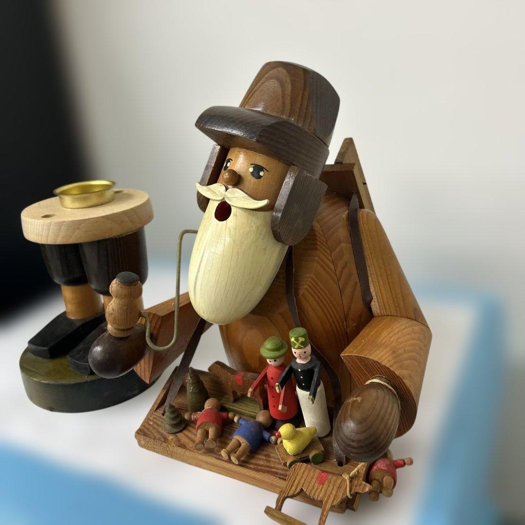 高さ　約３7cm ドイツ　パイプ人形