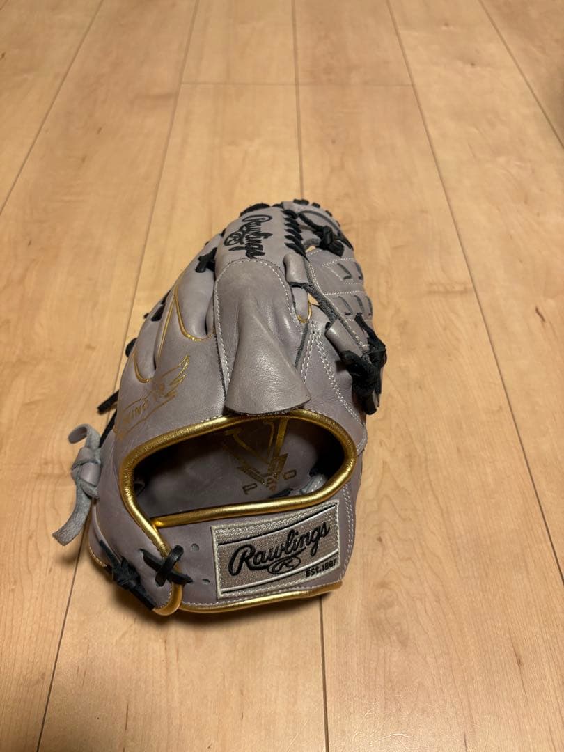 Rawlings 軟式グローブ PRO グレー ゴールド
