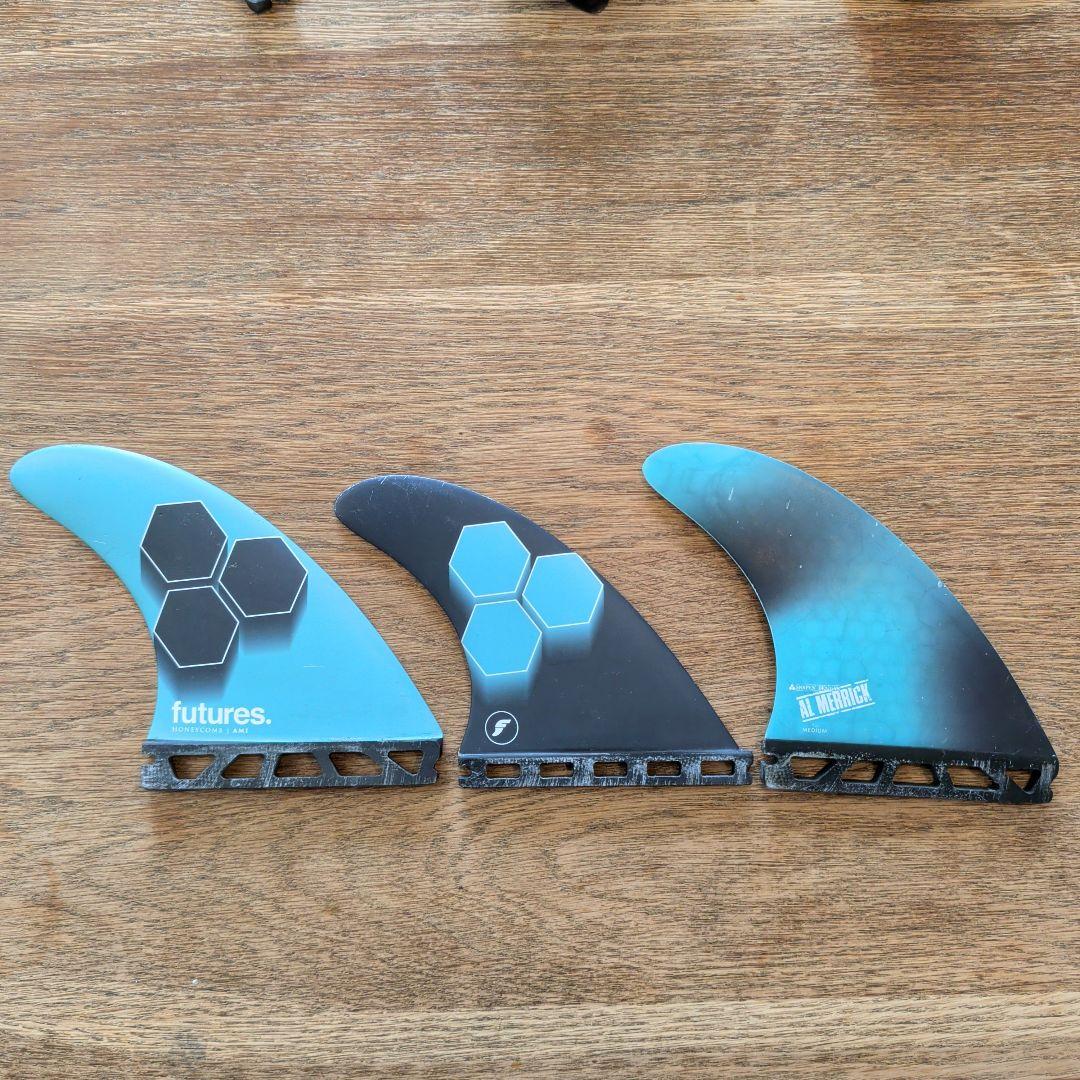 futures Honeycomb AMT サイドフィン 3枚セット M