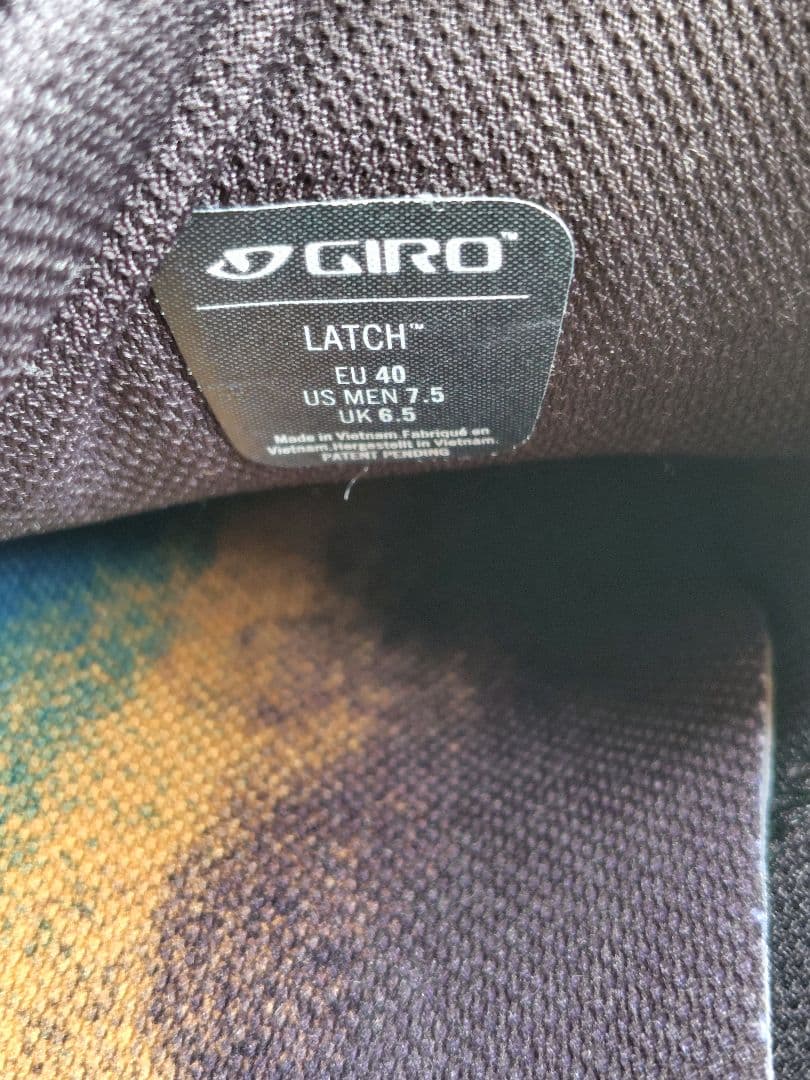 GIRO サイクリングシューズ　LATCH スニーカー グレー 黒 EU40