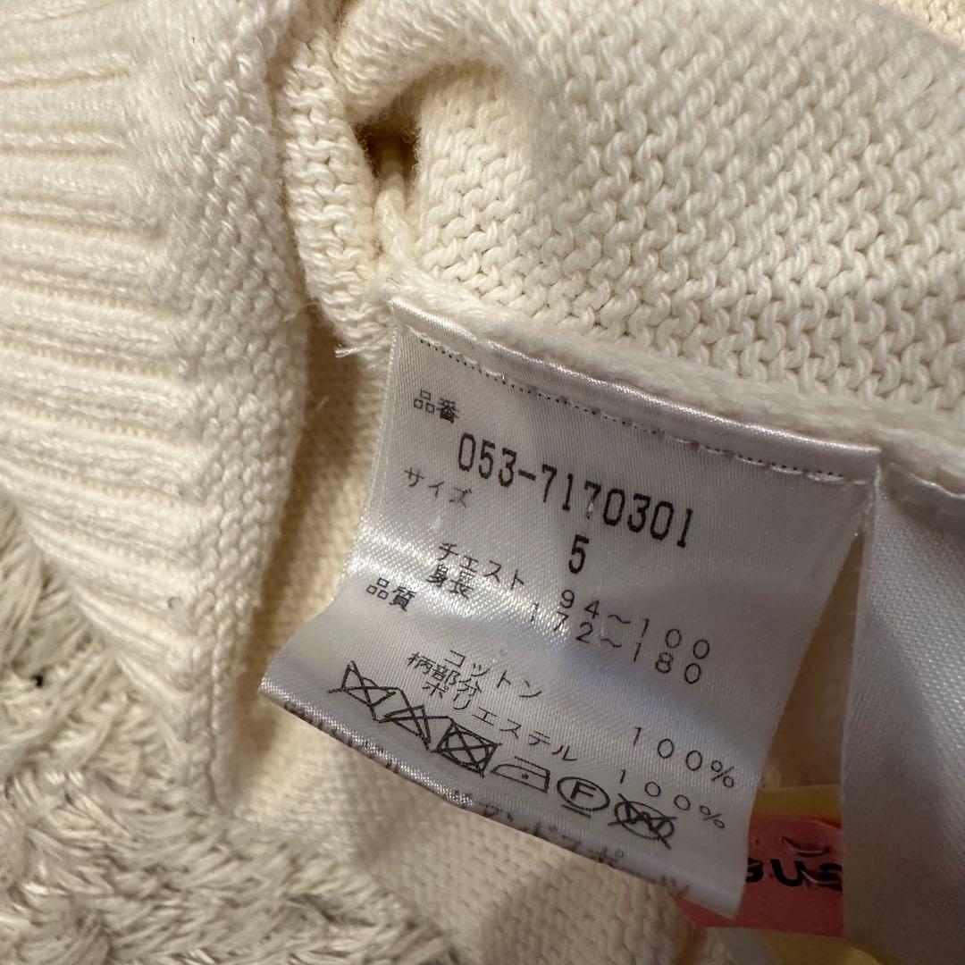 パーリーゲイツ　ニット　スポンジボブ　メンズ　サイズ5 ゴルフウェア