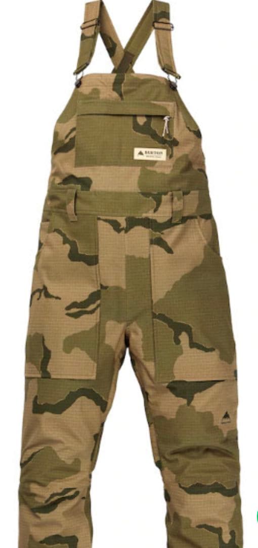 BURTON カモフラージュオーバーオール レディース