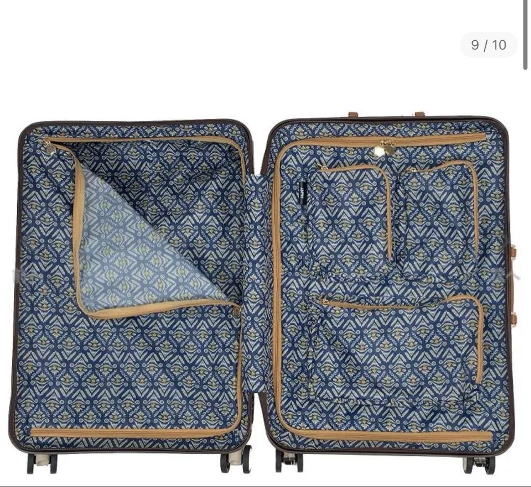 ACE エース　レザートランク風　スーツケース　HaNT ノートル　50L