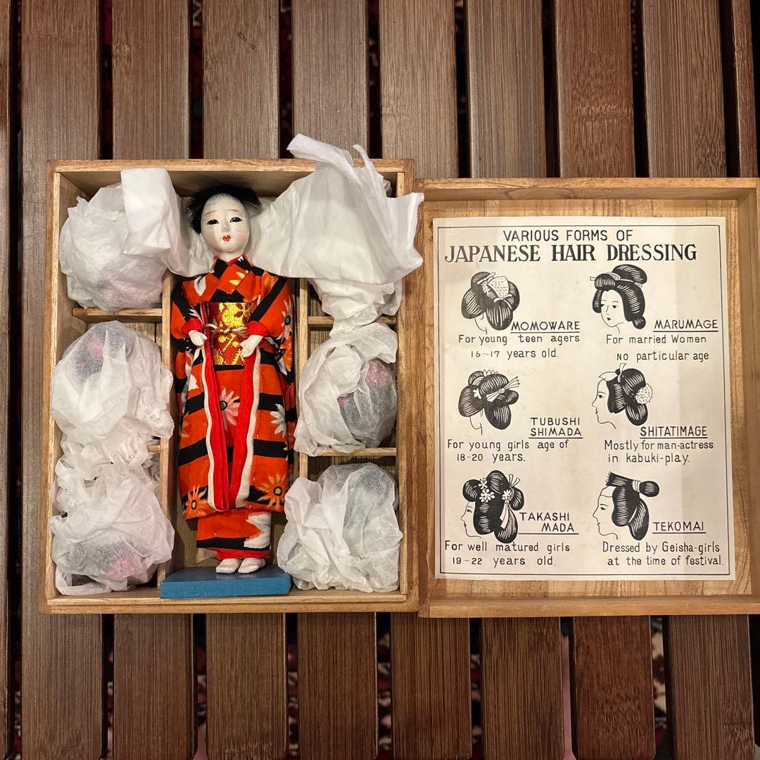 豆市松　髷替え人形