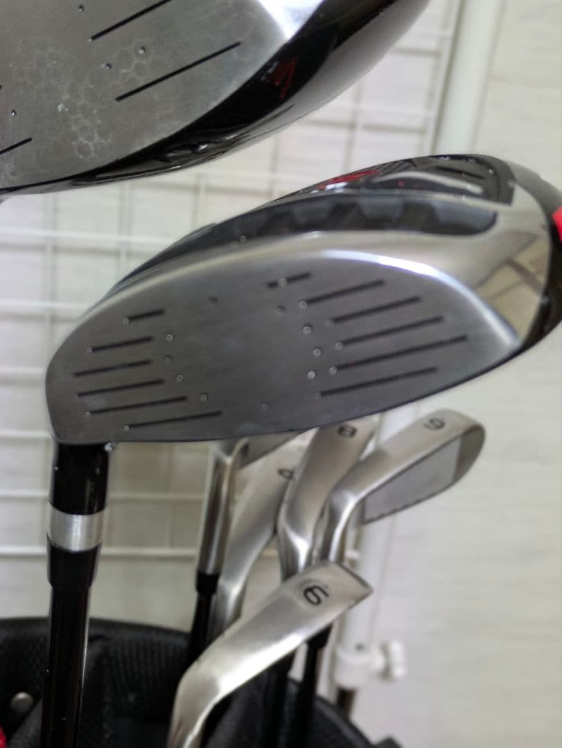 初心者ゴルフキャディーバックセット　メンズ右用