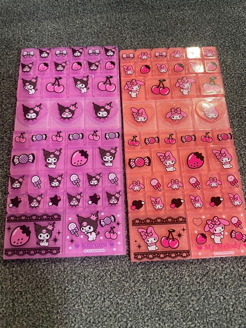サンリオ　ボンボンドロップシール　シール手帳　ラブブ