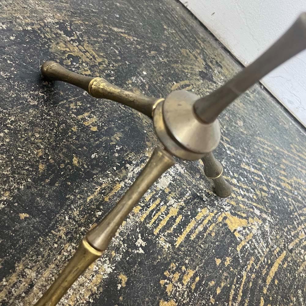 60s～70s ヴィンテージ ディスプレイシューズスタンド 真鍮脚/アンティーク