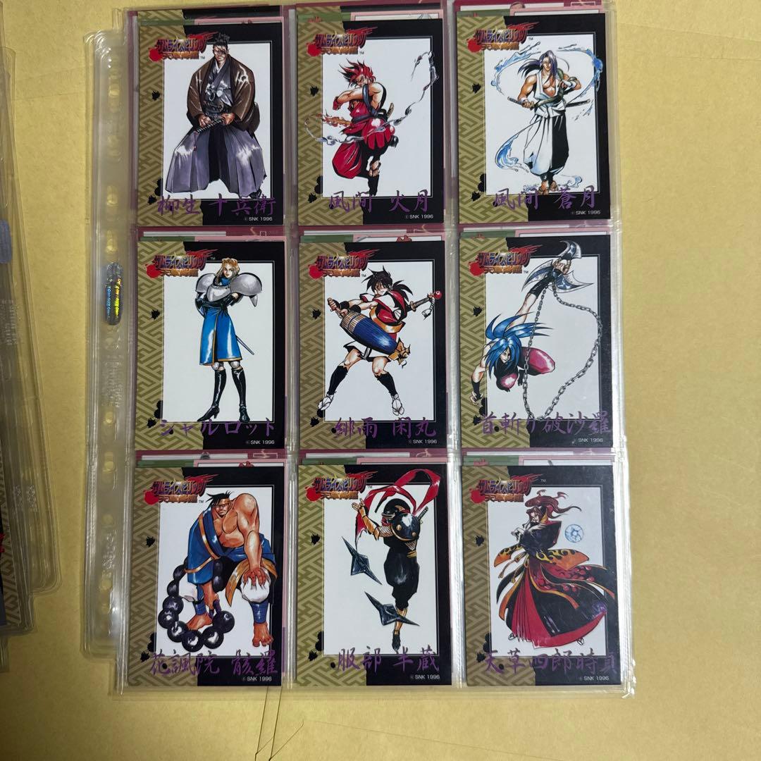 SNK ゲーメスト　コレクション　トレーディング　カード　kof 餓狼　サムスピ