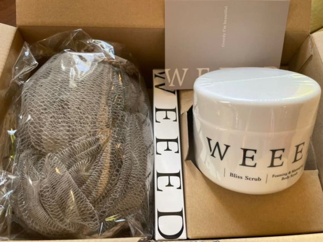 WEEED スクラブ・ジェル・泡立てネット