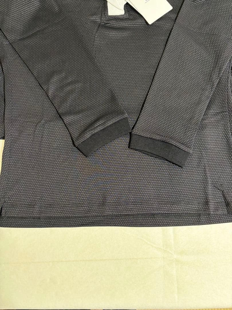 最終値下・サウスケープ　ゴルフ可愛いセーラー襟・バイカラーシャツ●長袖　L