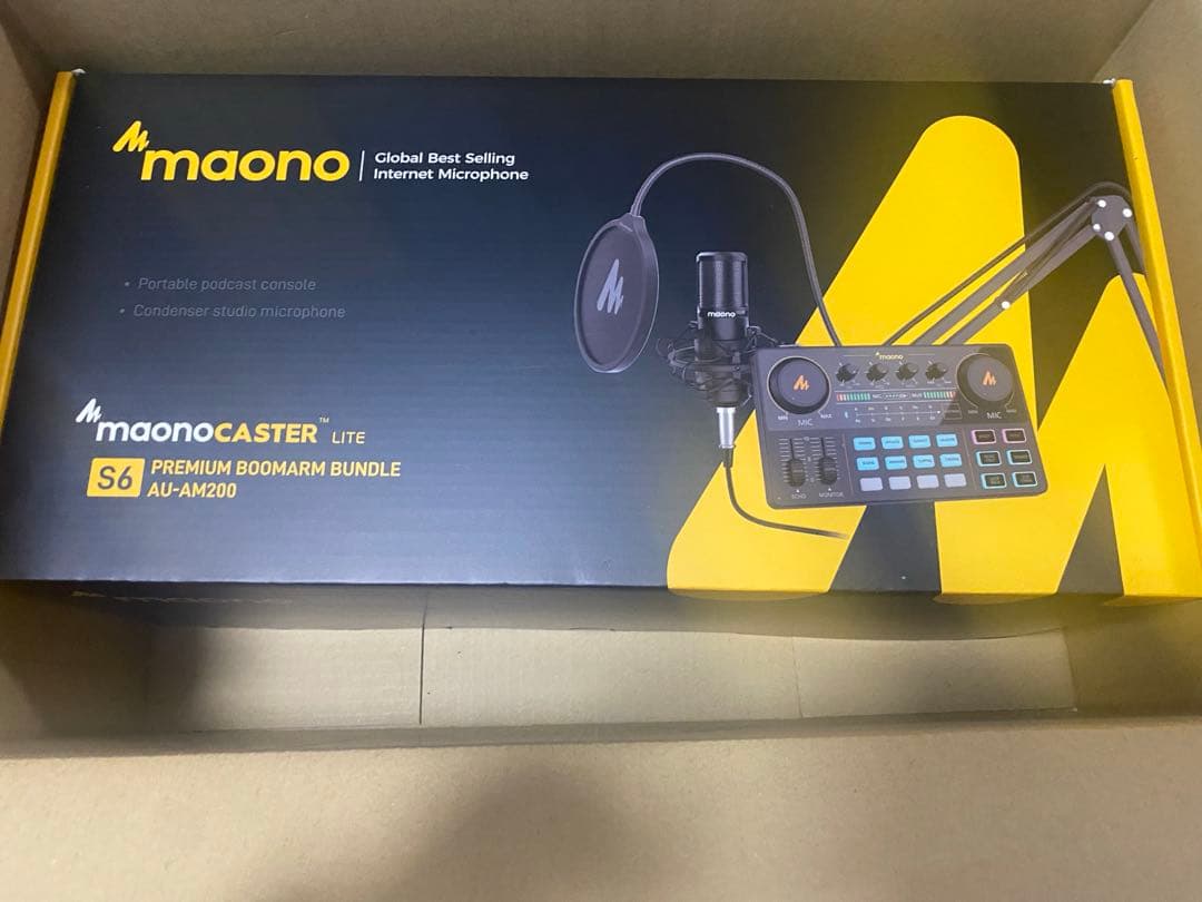 MAONO オーディオミキサー マイクセット AU-AM200-S6