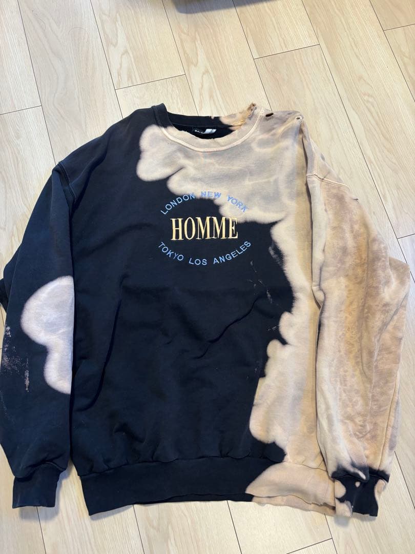 BALENCIAGA ブリーチ　スウェット　17AW