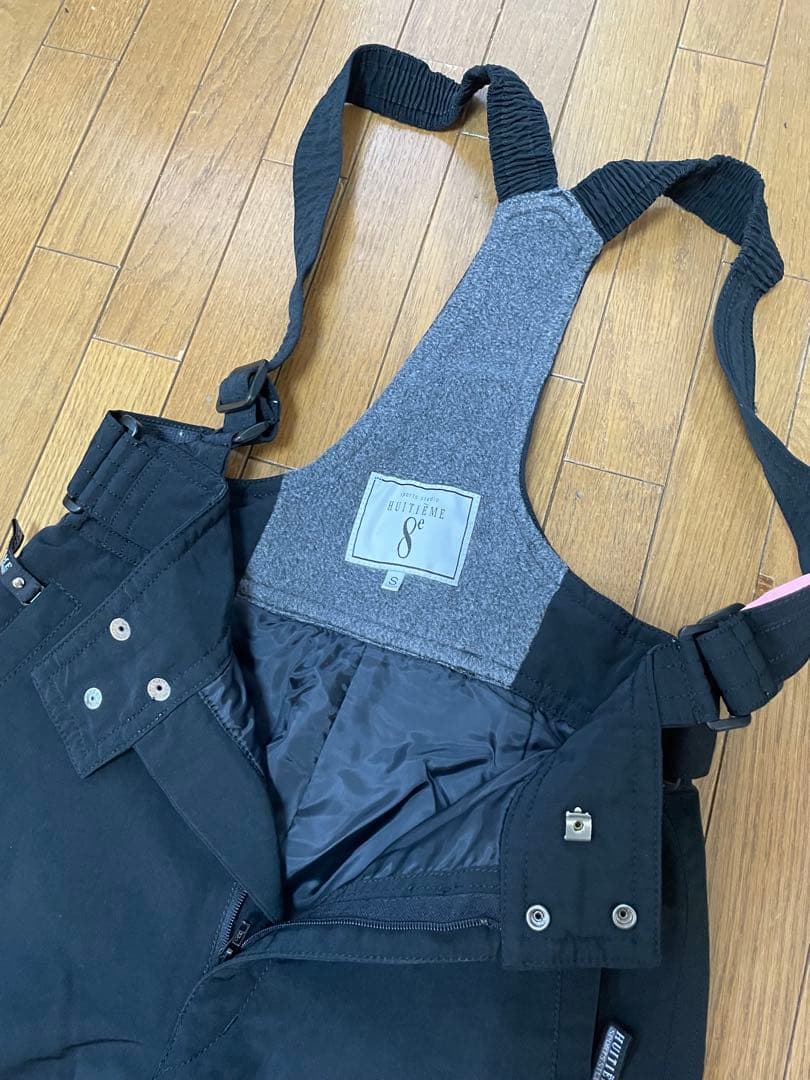 HUITIEME 8e スキーウェア(女性用) ホワイト/ブラック 手袋つき