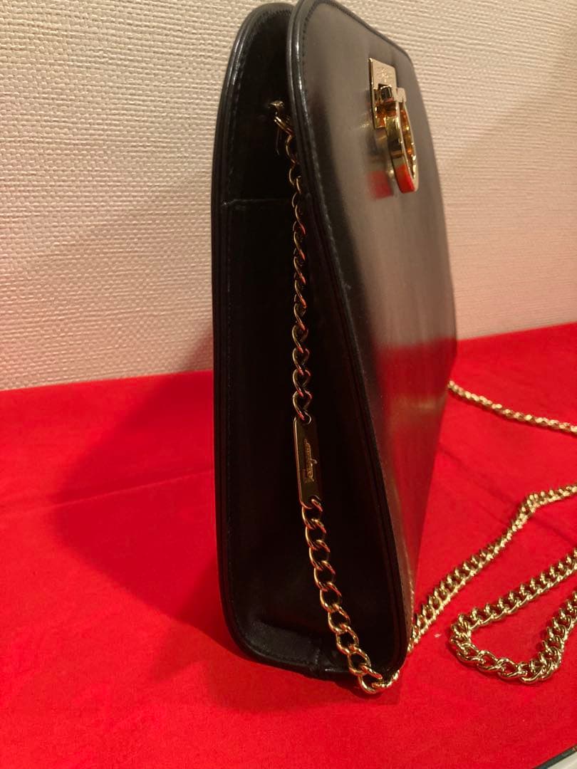 Salvatore Ferragamo 黒 バッグ　2Way