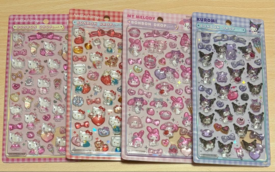 【正規品】ボンボンドロップシール サンリオ 第二弾 8種セット