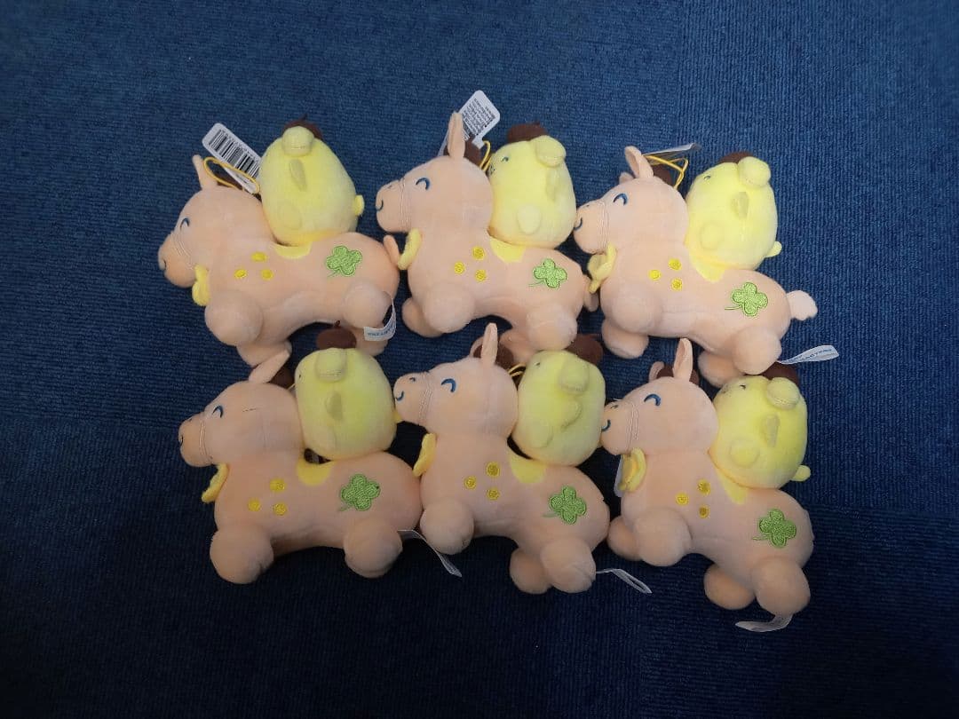 RODY×サンリオキャラクターズ　ちいさなペアぬいぐるみ　ポムポムプリン　6個①