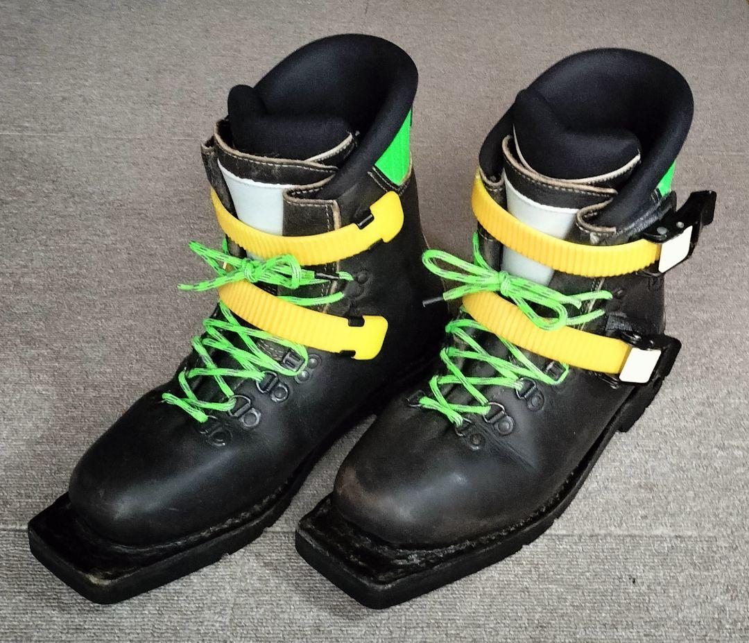 SCARPA スカルパ テレマークブーツ ローガン 革靴 2バックル ゲーター付