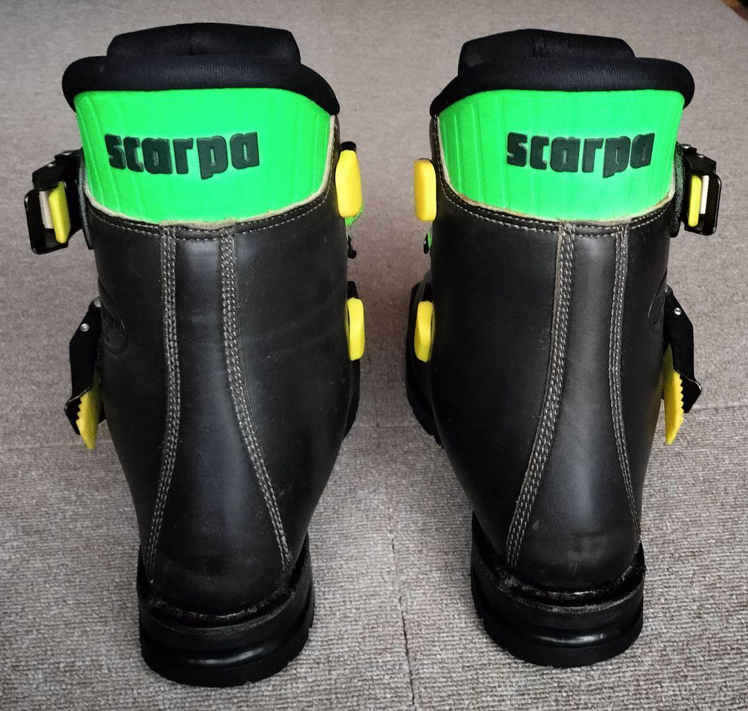 SCARPA スカルパ テレマークブーツ ローガン 革靴 2バックル ゲーター付