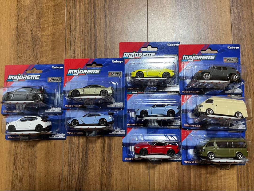 マジョレット 10台セット K-SPECIAL2 GT-R ヤリス ミニカー