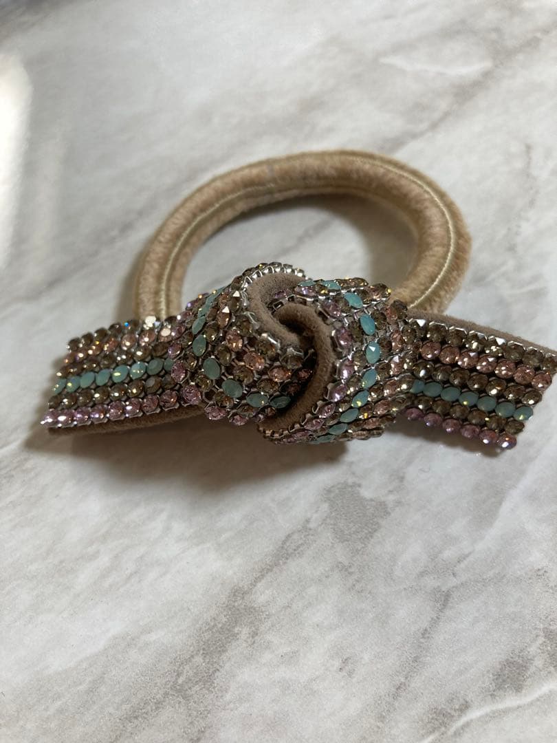 acca リボンゴム ピンク ベージュ ミントグリーン ブルー【未使用】