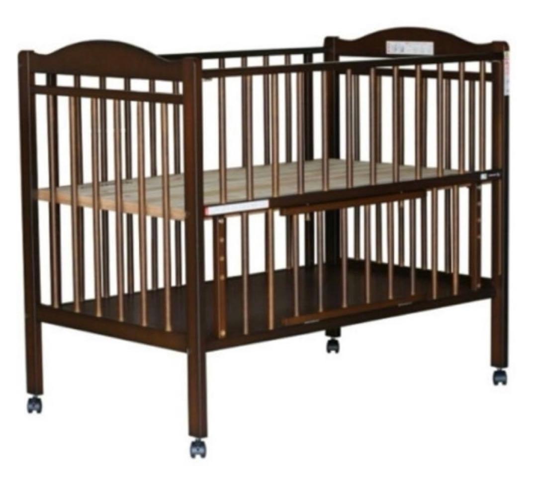 ベビーベッド　EASEすのこハイベッド　取説付き