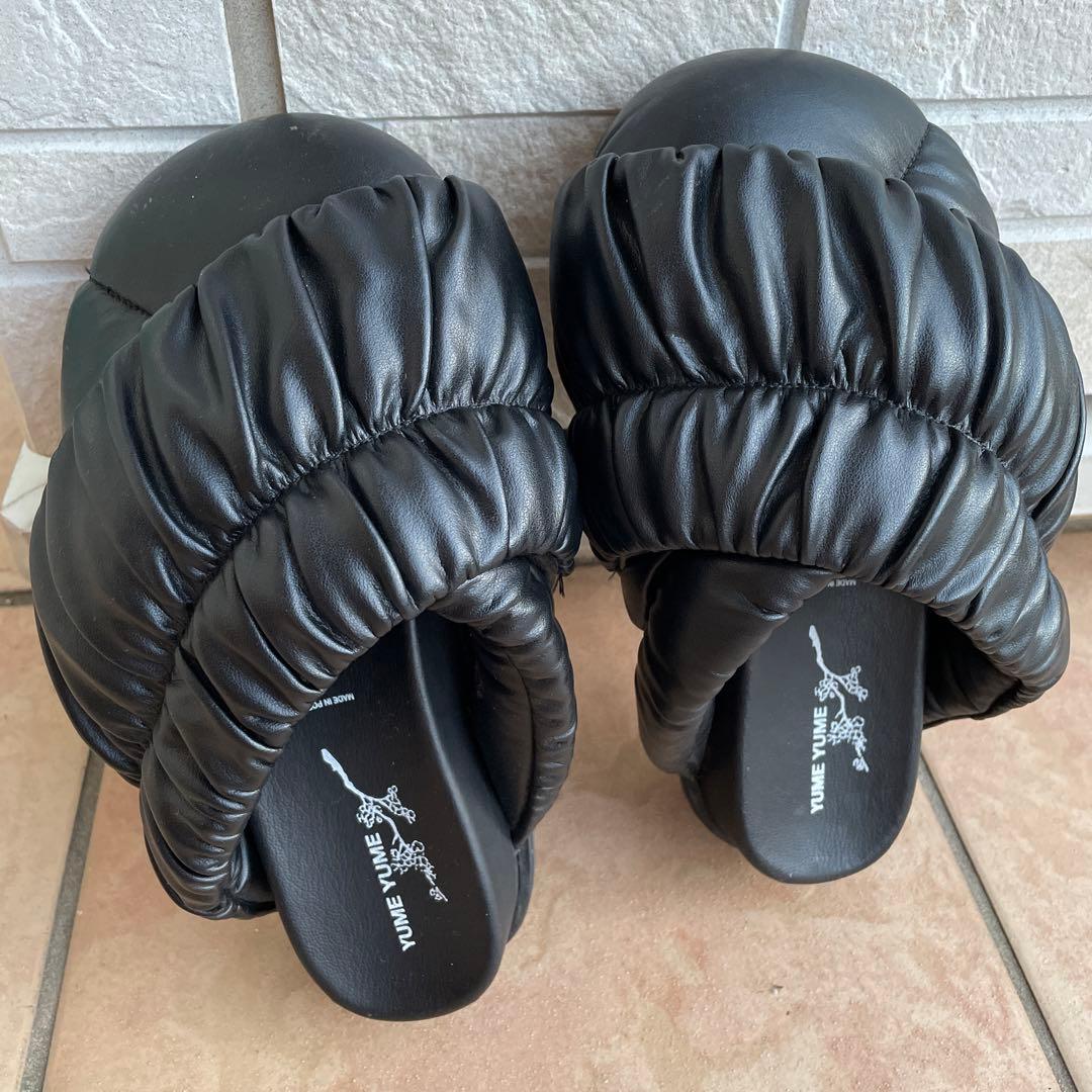 YUME YUME パデッドミュールサンダル