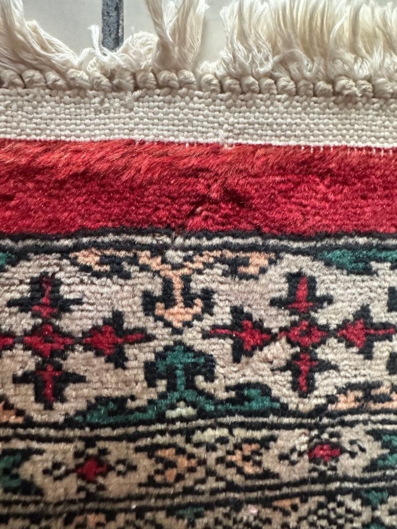 148×96 ヴィンテージラグ　手織ラグ