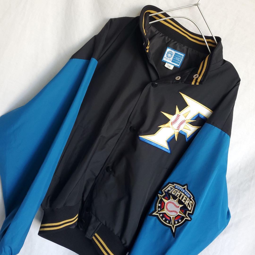 初期モデル 北海道日本ハムファイターズ　Jr. 野球　ジャパンー　スタジャン 黒