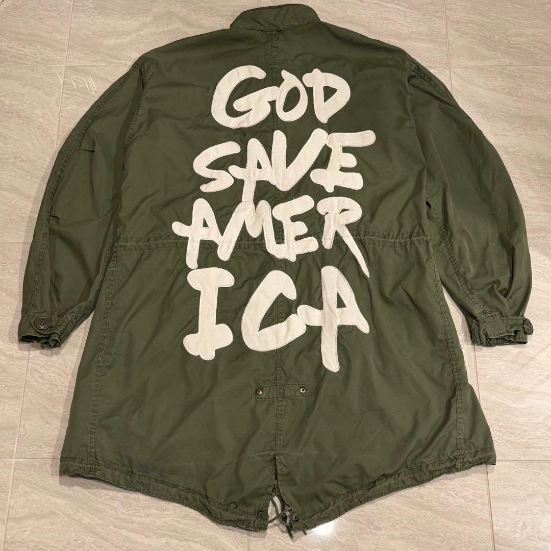 【激レア】AP STU DIO エーピーストゥディオ モッズコート 背面ロゴ有