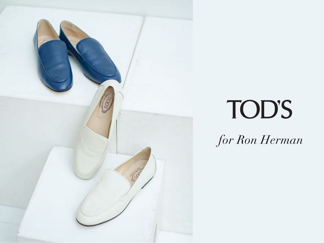 未使用♡ロンハーマン別注TOD’s トッズ　ローファー　ネイビー　36 1/2