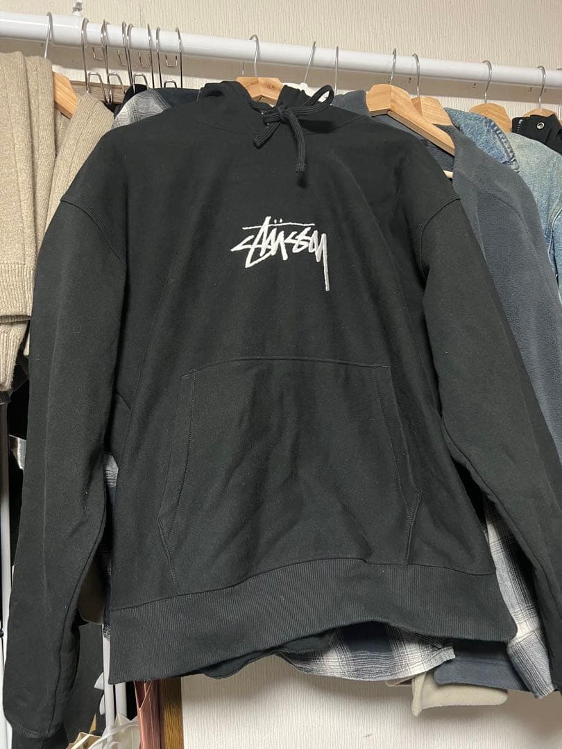 stussy hoodie パーカー　L ステューシー　フーディ　パーカー