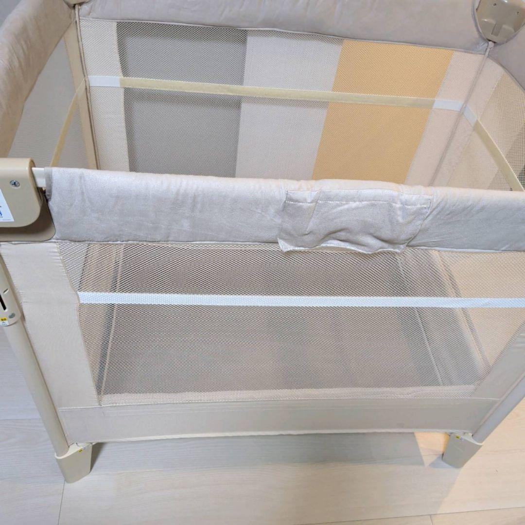 【極美品】アップリカ プレイヤード　ベビーベッド　ココネル　エアープラス　AB