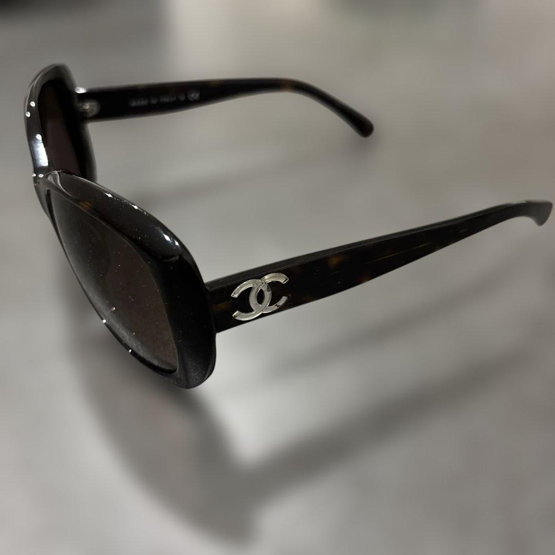 CHANEL　シャネル　サングラス　べっ甲　ココマーク　5183-A