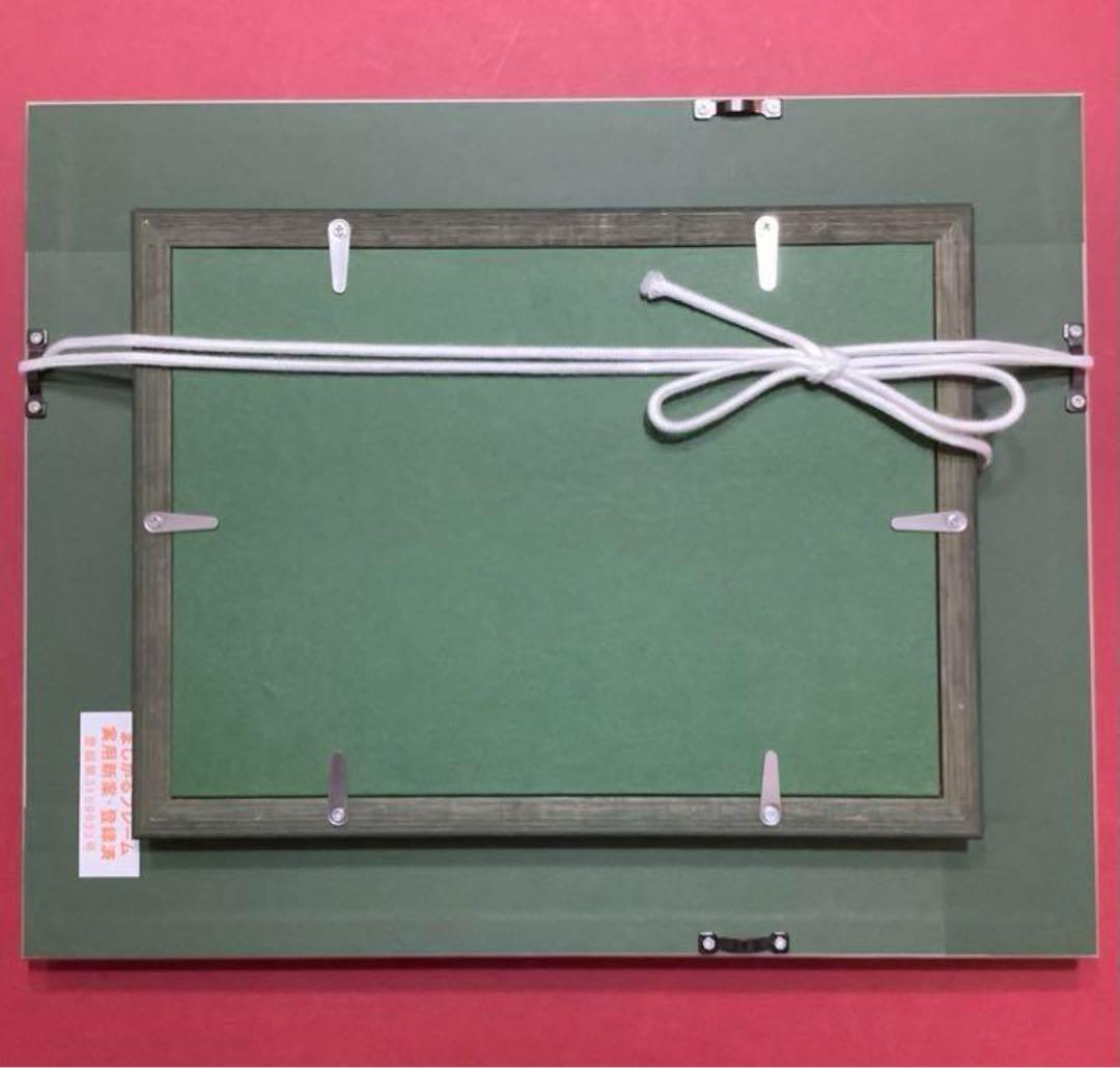 絵画・額縁・油絵・朝隈敏彦・新品未使用・富士に桜・SM・美術品・インテリア・雑貨