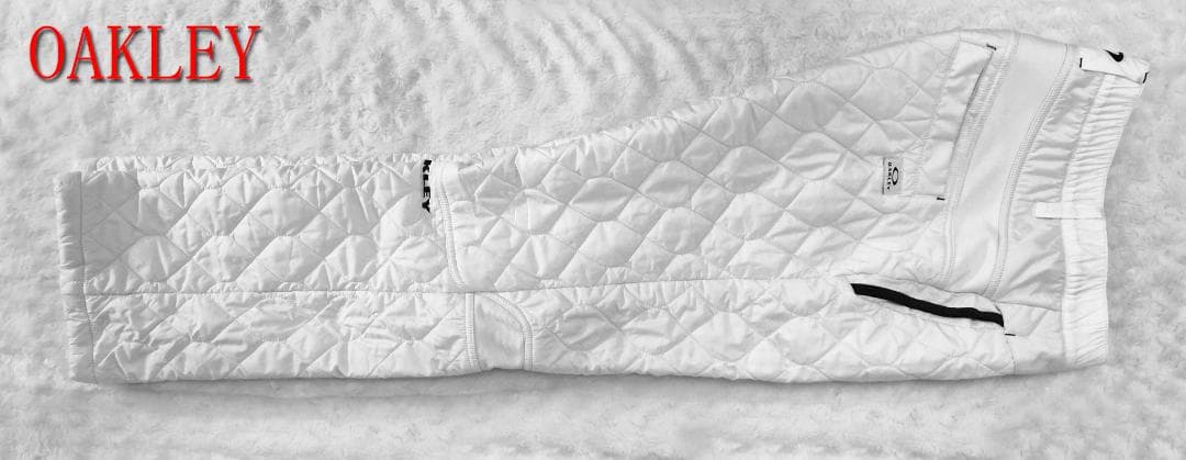 OAKLEY キルティングパンツ L ホワイト