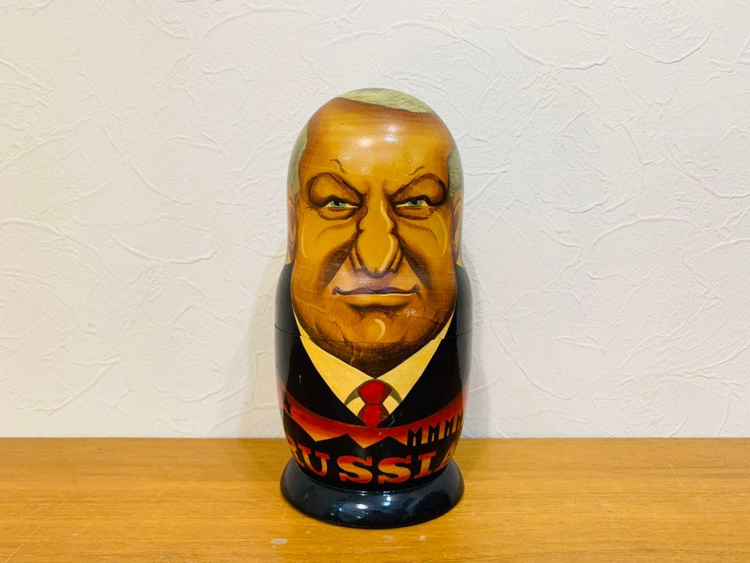 k0817-04★マトリョーシカ 大統領 エリツィン ロシア