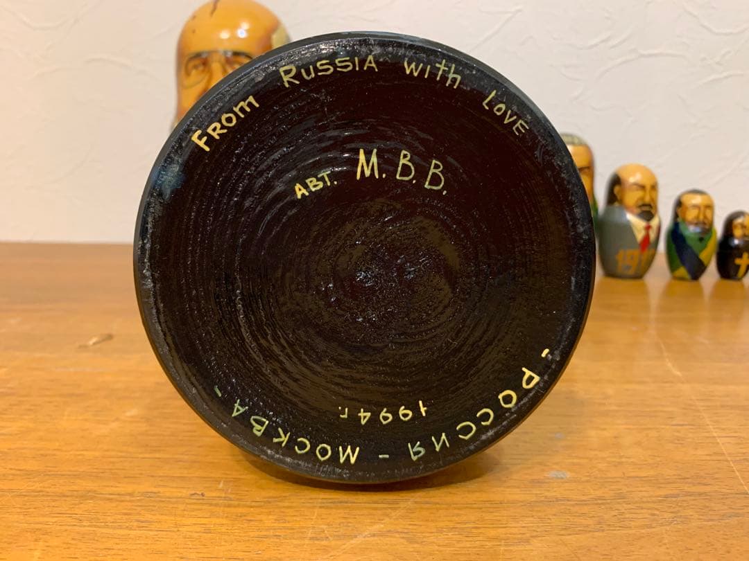 k0817-04★マトリョーシカ 大統領 エリツィン ロシア