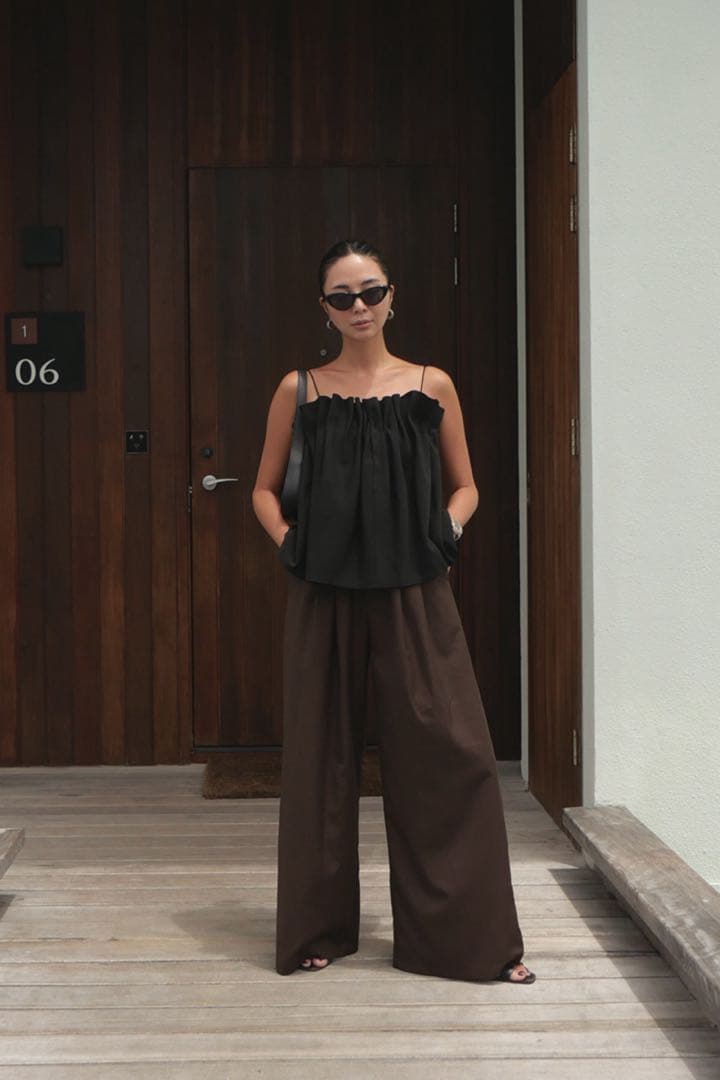 room306contemporary Pleats Design Tops新品