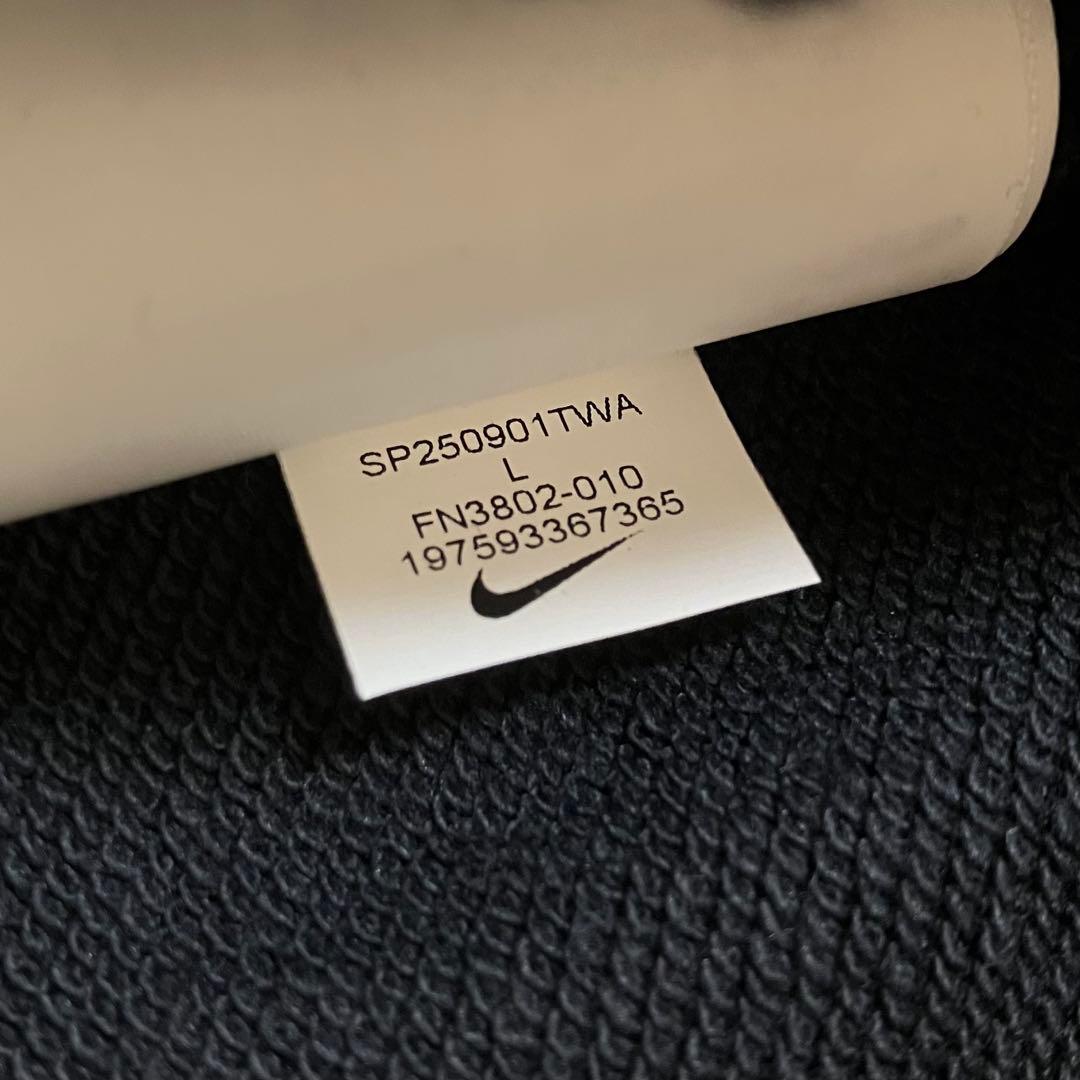 【新品】NIKE ナイキ 上下 ジップパーカー セットアップ / ブラック L