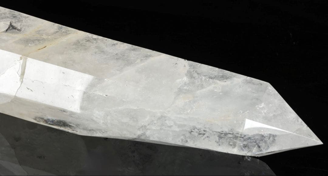 超特大95㎝ 虹入水晶ポイント 天然水晶 原石 天然石 六角水晶 パワーストーン