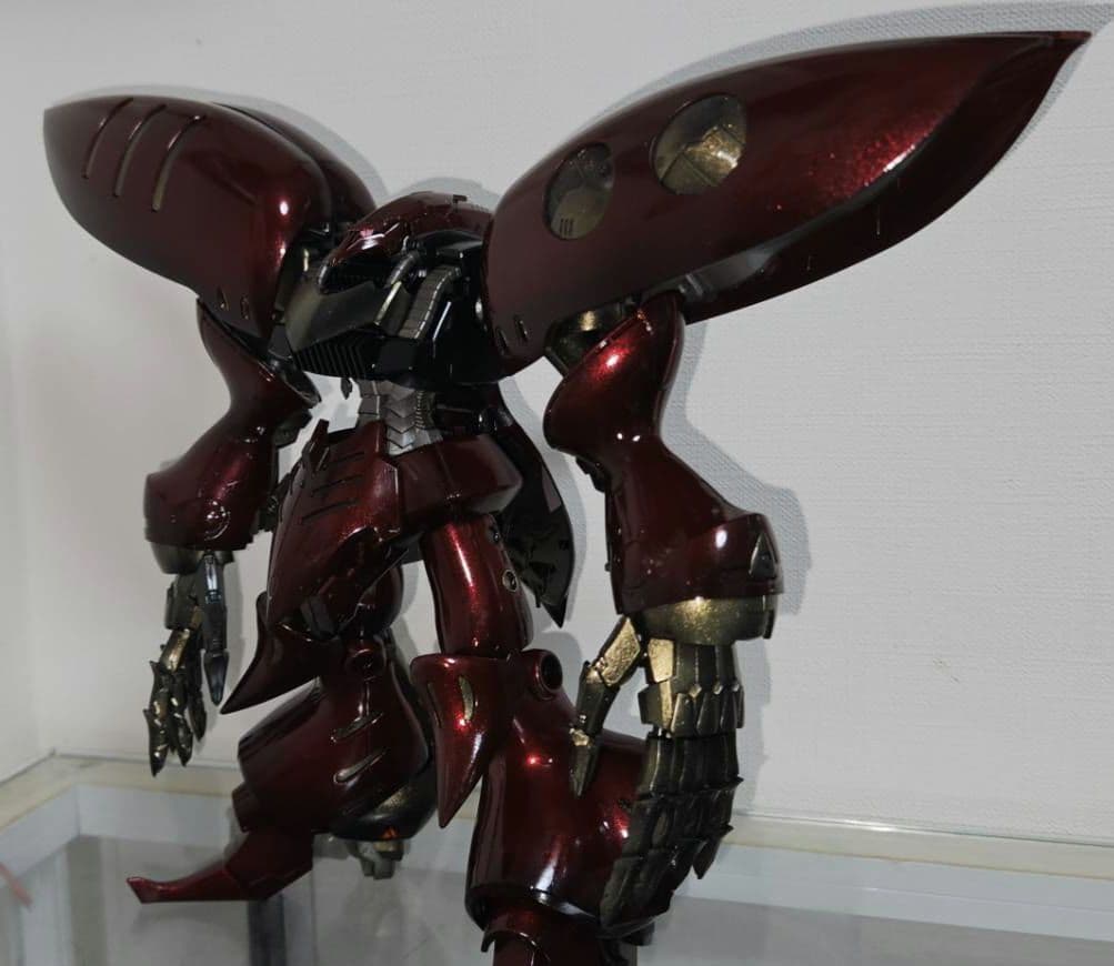 キュベレイダムドmg・エアブラシ塗装・ガンプラ美品！