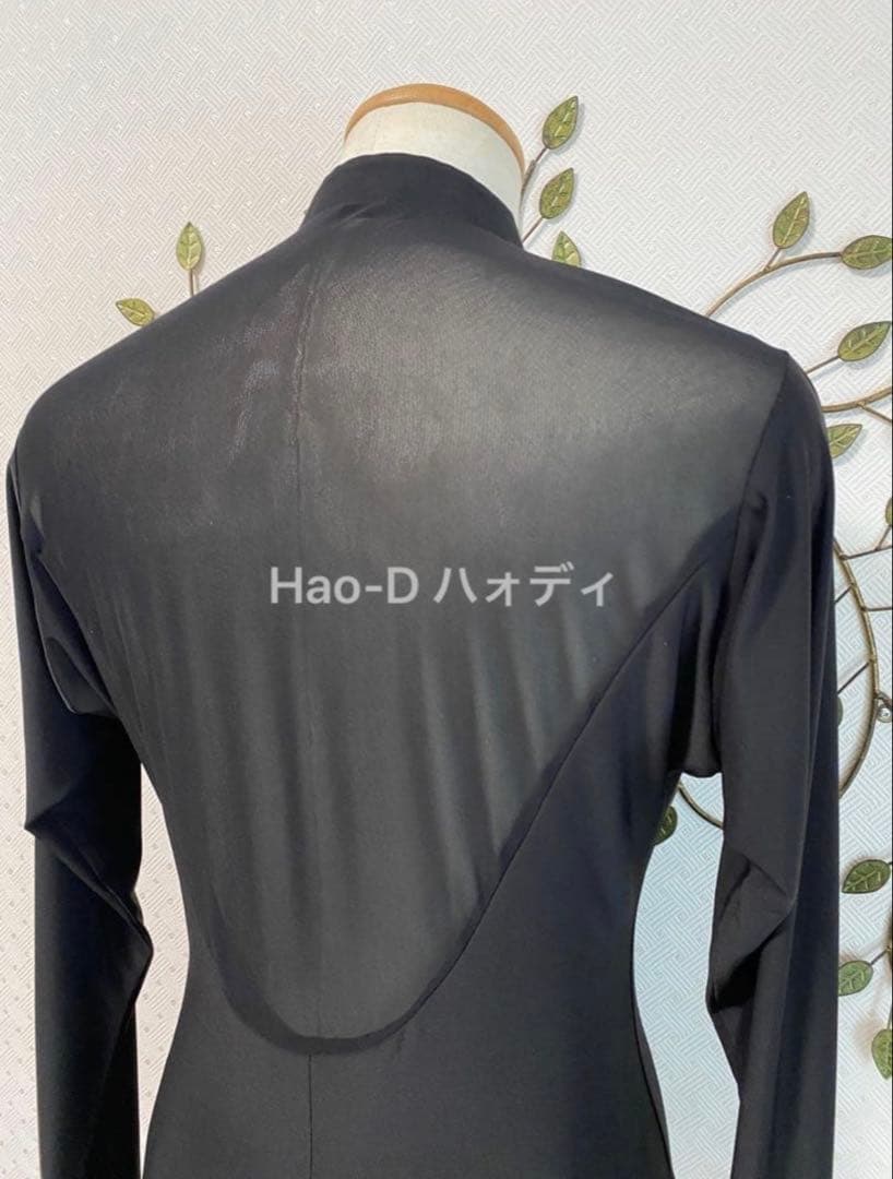 新品★社交ダンス★ラテン★メンズ★シャツ★メッシュ★ジャケット風★切替★M