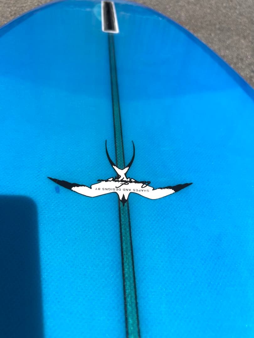 青 ロングボード シングルフィン　最終値引き